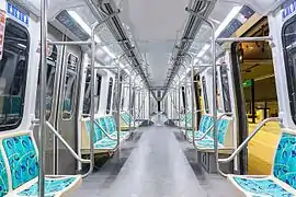 Interior of 100 Series rolling stock