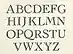 Outline capitals sold with Cochin