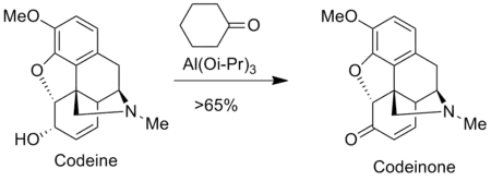 An Oppenauer oxidation of codeine