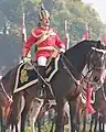 Colonel T. S. Mundi, then commandant of the regiment, during full-dress rehearsal on 23 January 2013