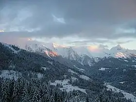 The Aravis Valley from Manigod