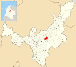 Location of the municipality and town of Firavitoba in the Boyacá Department of Colombia