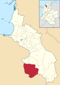 Location of the municipality and town of San Marcos, Sucre in the Sucre Department of Colombia.