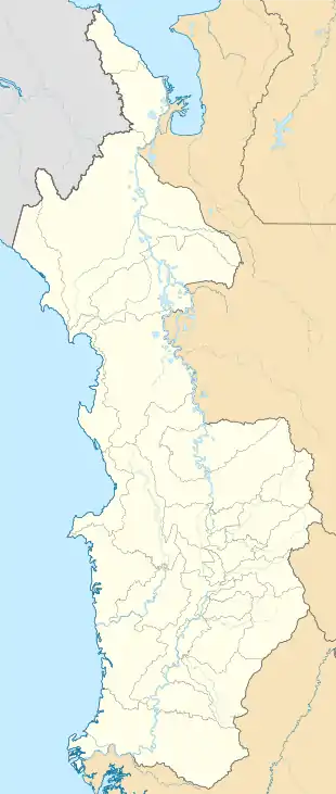 Sautatá is located in Chocó Department