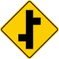 SP-18 Staggered crossroads, starting with the left