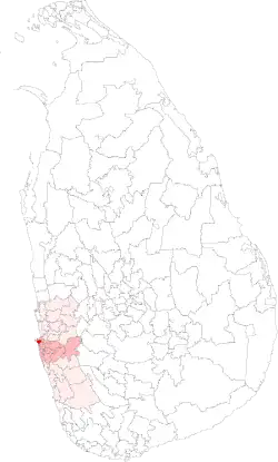 Location of Colombo Central