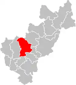 Location of the municipality in Querétaro