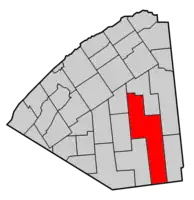 Map highlighting Colton's location within St. Lawrence County.