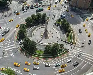 Columbus Circle in Manhattan