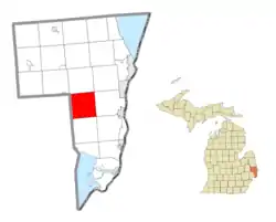 Location within St. Clair County