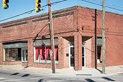 Commercial buildings on North Brown Street