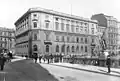 First head office building on the Nikolaifleet in Hamburg, completed in 1874 on a design by architect Martin Haller, photographed in 1886