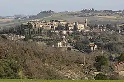 Panorama of Compignano