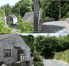 Talog Community Hall and roads leading to it