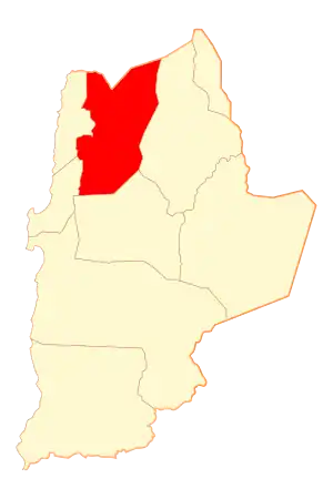 Map of María Elena in Antofagasta Region