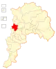 Map of the Puchuncaví commune in the Valparaíso Region