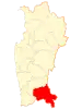 Map of Salamanca in the Coquimbo Region