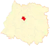 Location of Talca commune in Maule Region