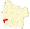 Location of the commune of Teodoro Schmidt in the Araucanía Region