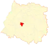 Location of the Villa Alegre commune in the Maule Region