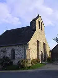 The church of Saint-Julien-de-Brioude, in Concèze