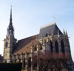 The church in Conches-en-Ouche