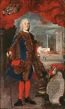 Viceroy of Peru, Don José Manso de Velasco, 1st Count of Superunda 18th c.