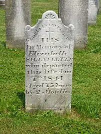 1841 gravestone