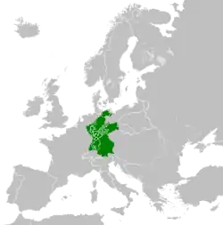 The Confederation of the Rhine in 1811