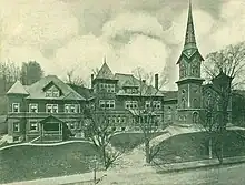 Parish house, First Congregational Church, Adams, Massachusetts, 1895.