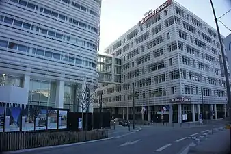 Current seat of the regional council, 2 rue Simone-Veil in Saint-Ouen-sur-Seine.