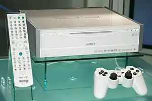 PSX, a PlayStation compatible digital video recorder. Released by Sony in 2003.