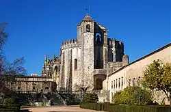 The main church of the Convent of Tomar constructed by the Knights Templar