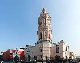 Basilica of Santo Domingo in Lima, Peru, completed in 1766, by Manuel d'Amat i de Junyent