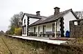 The train station at Coolaney. The line and station are no longer in use.