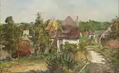 A path through the village, ca. 1900