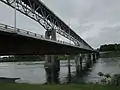 New North Channel Bridge between Cornwall and Akwesasne in Ontario, Canada