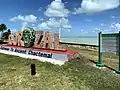 "Corozal Gateway to Ancient Chactemal" sign along Philip Goldson Highway in south Corozal Town