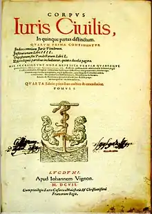 Image 6Corpus Iuris Civilis, 1607 (from Judiciary)