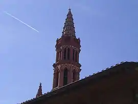 The bell tower in Corronsac