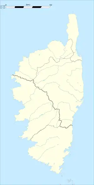 Corbara is located in Corsica