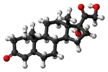 Cortodoxone 3D ball molecule view