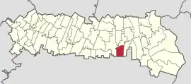 Location in Ialomița County