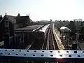 Looking east from the High Street footbridge