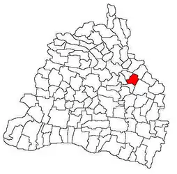 Location in Dolj County