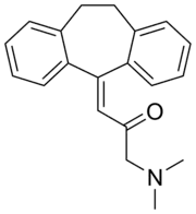 Skeletal formula of cotriptyline