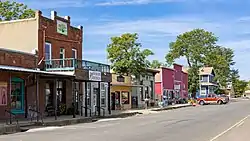 Front Street in Cottonwood, August 2022