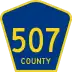 County Route 507 marker