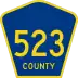 County Route 523 marker