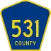 County Route 531 marker